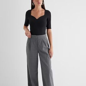 Express Body Contour Sweetheart Neckline Bodysuit